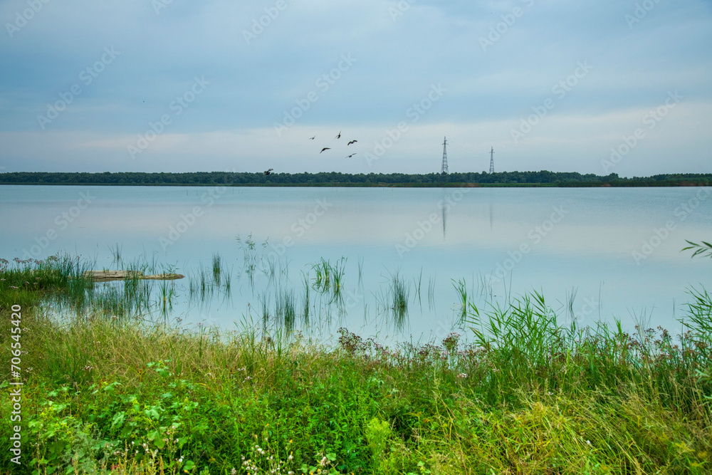 Danube Delta landscape photo. Travel to Romania Murighiol Danube Delta landscape photo. Travel to Romania Murighiol