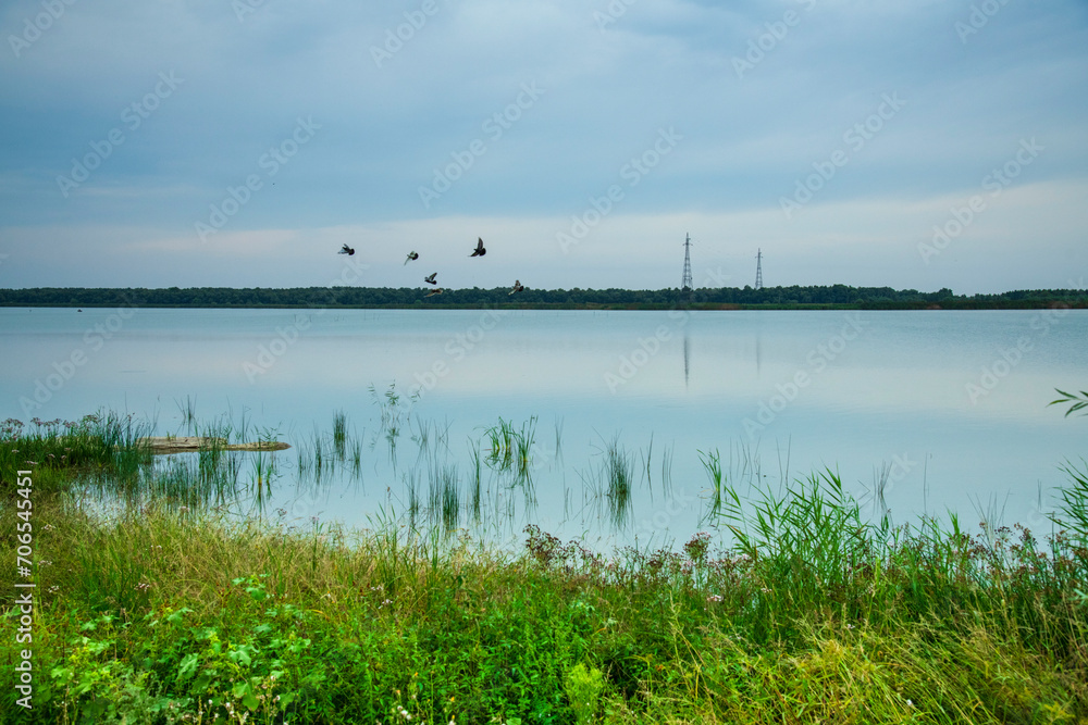 Danube Delta landscape photo. Travel to Romania Murighiol 