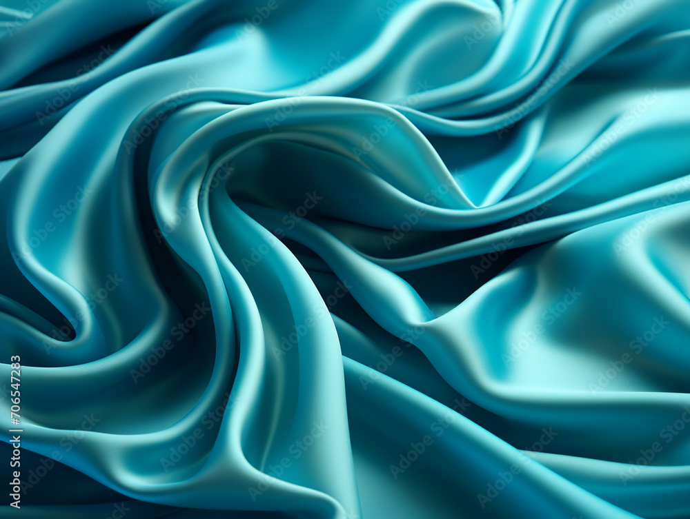 Obraz premium Blue cloth background with an elegant design.