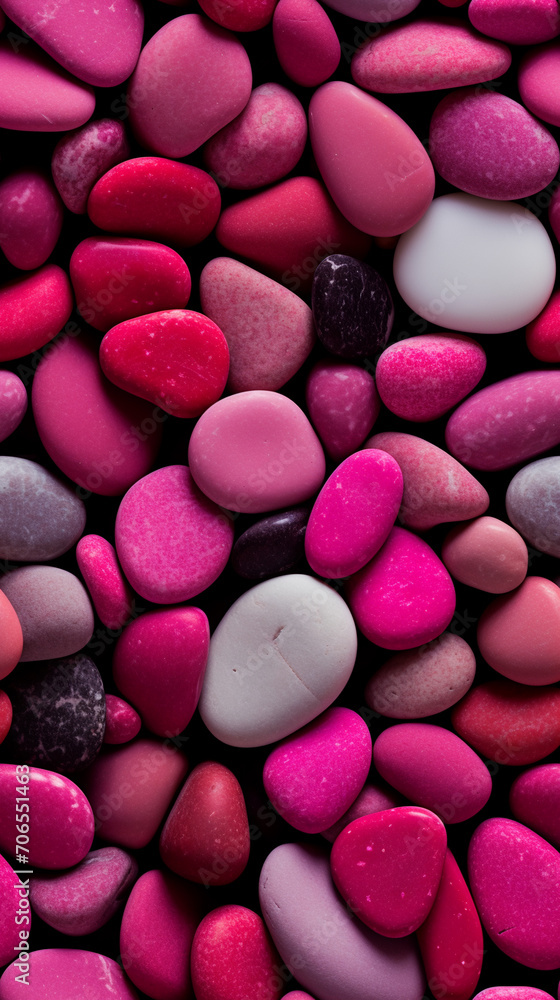 pink pebbles, AI Generative. pink pebbles, AI Generative.