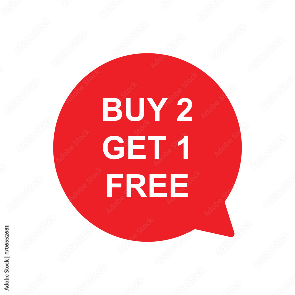 buy 2 get 1 free shopping icon vector buy 2 get 1 free shopping icon vector
