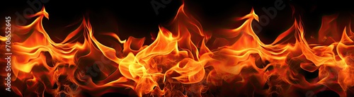 flames and flame background