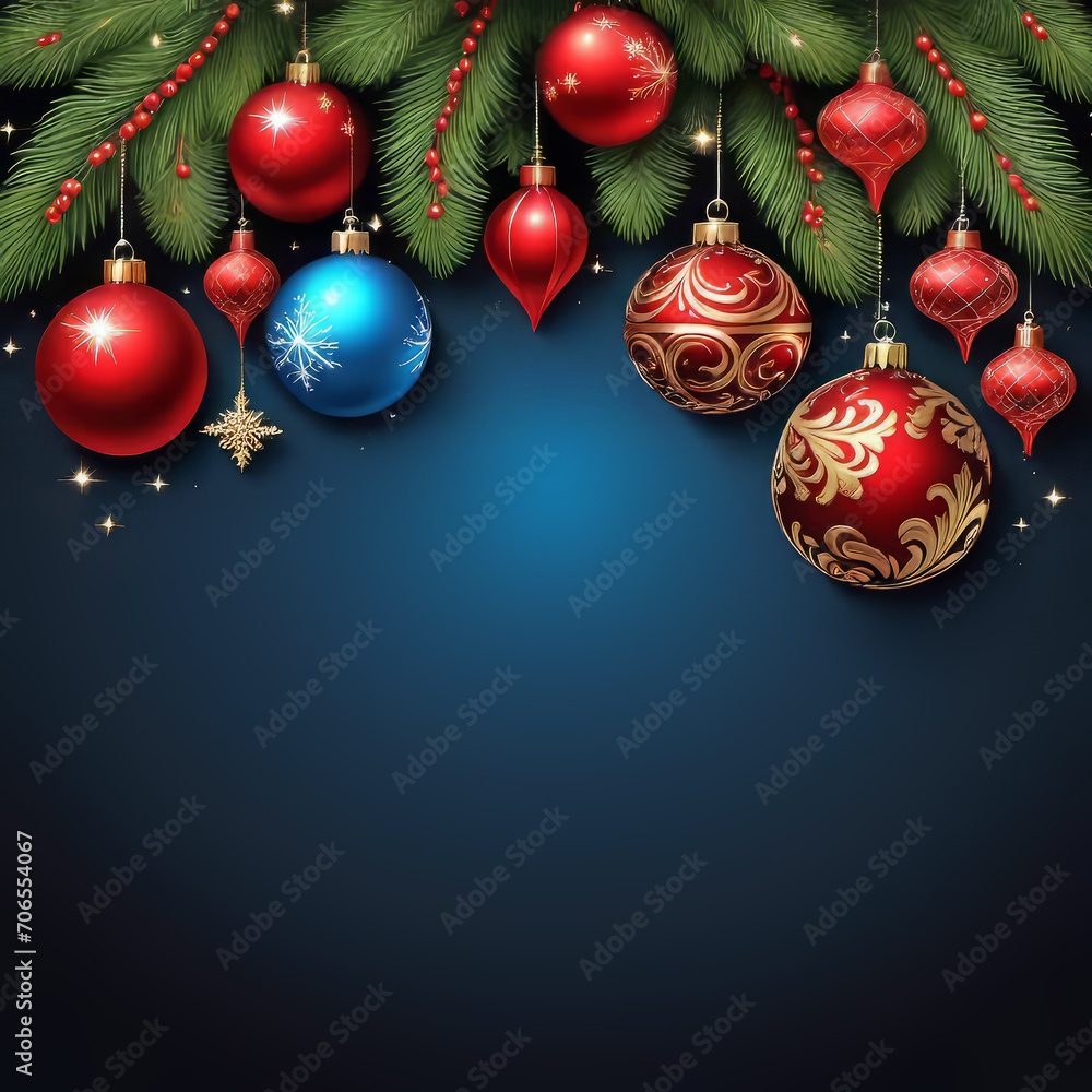vector elegant Christmas banner with realistic ornaments, Christmas tree and decorations, vector elegant Christmas banner with realistic ornaments, Christmas tree and decorations,