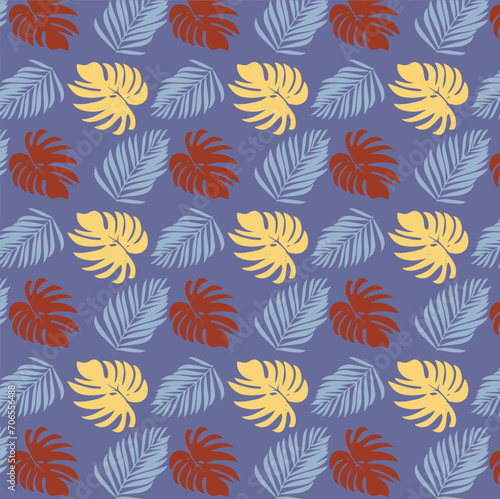 Wallpaper Mural pattern on a bright background with fruits and vegetables Torontodigital.ca