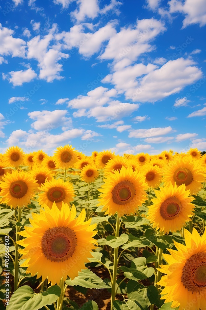 sunflowers in a field sunflowers in a field