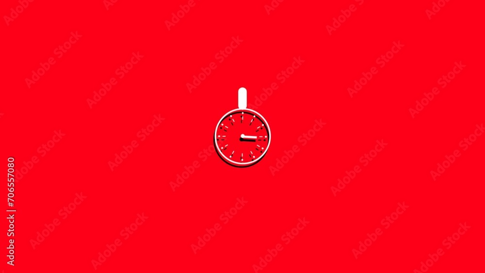 Analog wall clock second time and hour animation with always rotating Analog wall clock second time and hour animation with always rotating