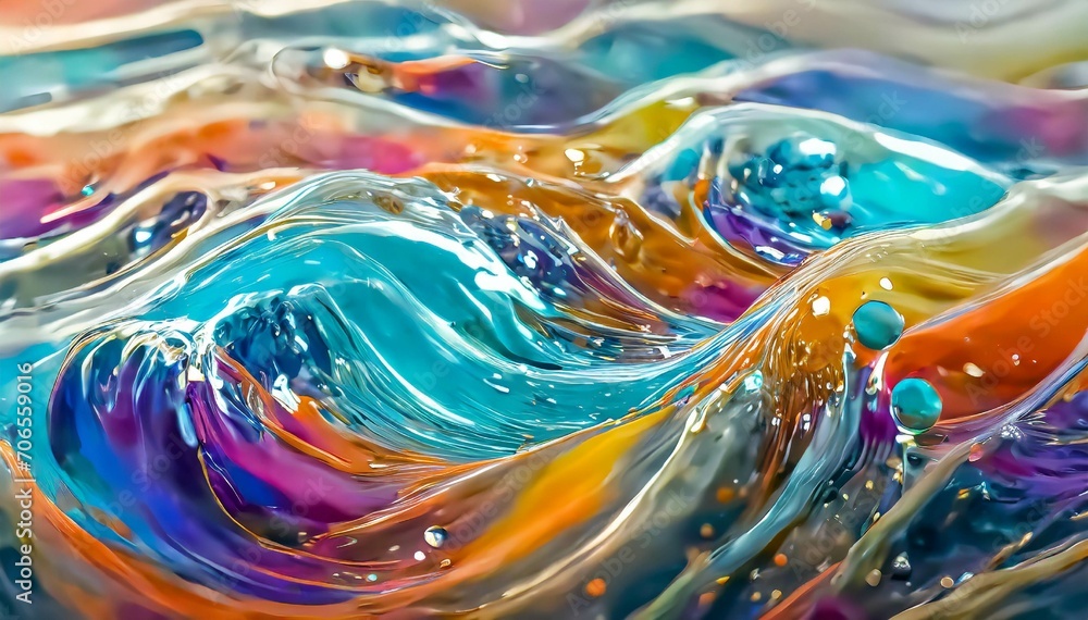 Colorful abstract background of water surface Colorful abstract background of water surface