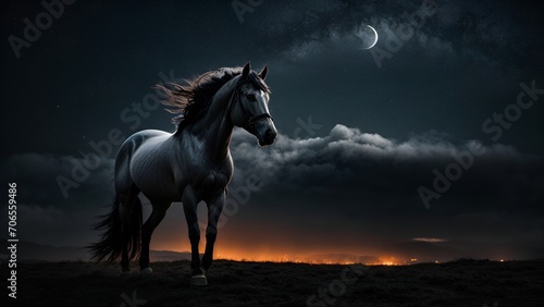 horse in the night © Hidden Eye