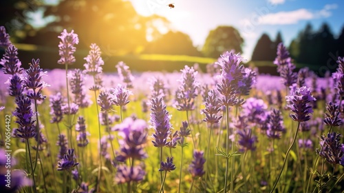 Vibrant Summer Flower Field - AI Generated