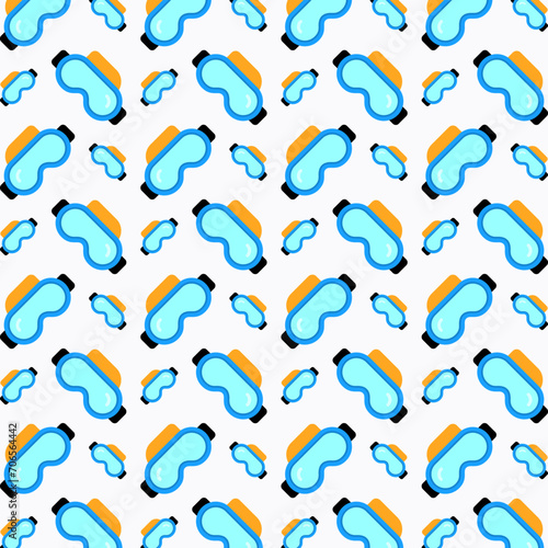 Googles colorful pattern design vector illustration background