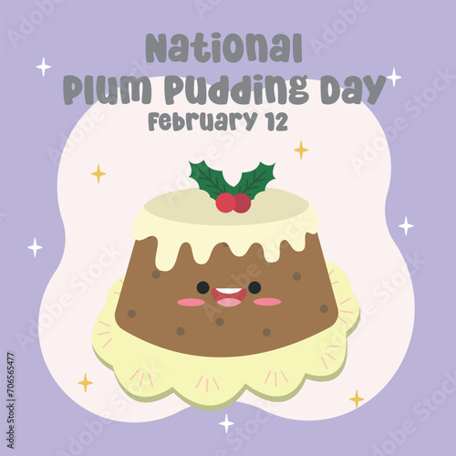 This National Plum Pudding Day vector graphic is perfect for celebrating National Plum Pudding Day in Science.