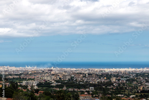Overview of the city of Palermo, Sicily, Italy
