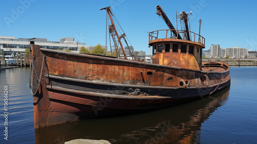 old fishing boat