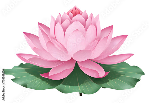 pink water lily lotus flower Transparent png 