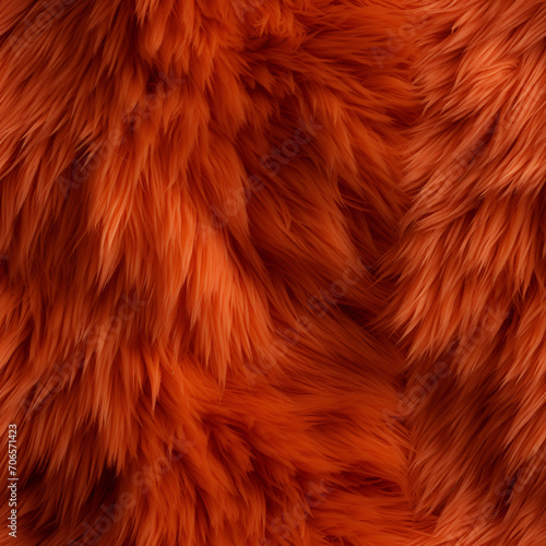 Soft red fox texture AI generated