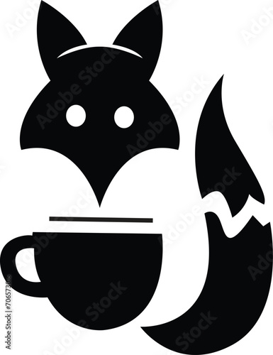 A fox coffee shop logo