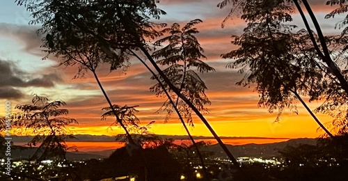 Sunset on Heredia, Costa Rica photo