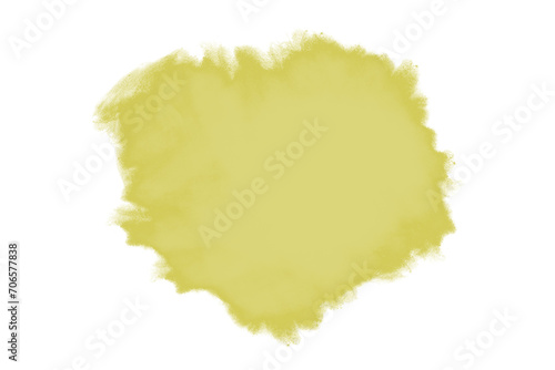 Yellow sponge isolated on white