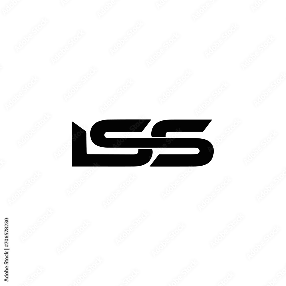 Fototapeta premium SS logo. S S design. White SS letter. SS, S S letter logo design. Initial letter SS letter logo set, linked circle uppercase monogram logo. S S letter logo vector design. 