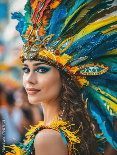 Charming sensual young woman carnival participant in Rio © shooreeq