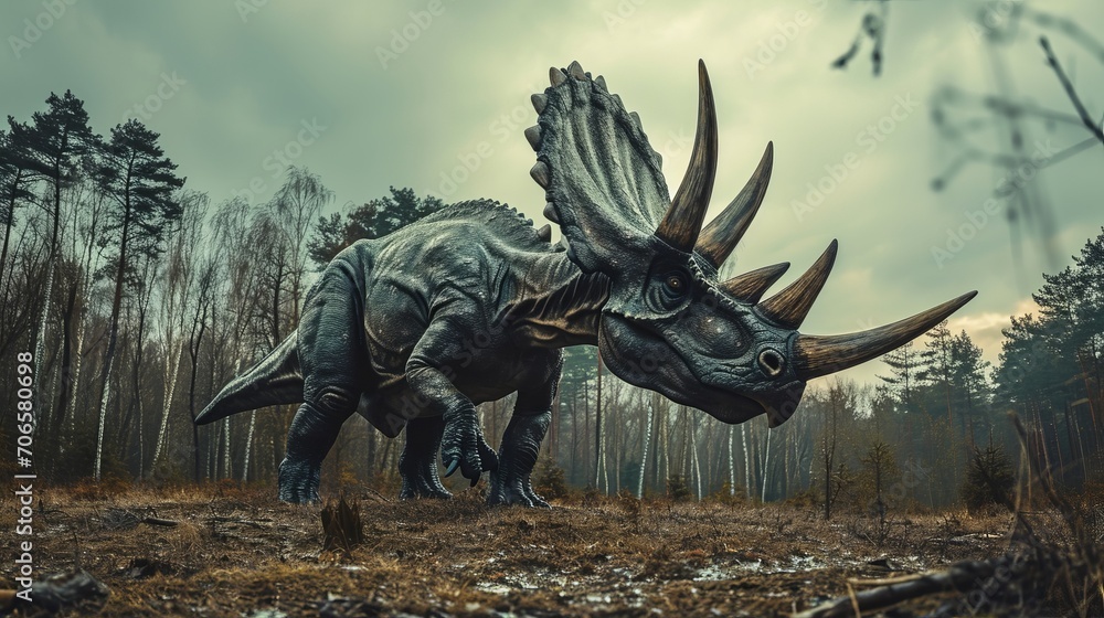 a triceratops a triceratops