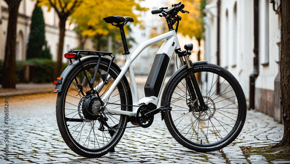 Fototapeta premium bicycle on the street