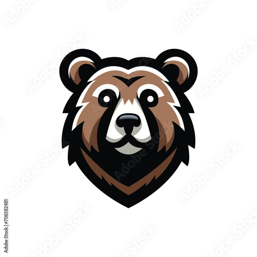 Bear Logo Mascot Template Vector design