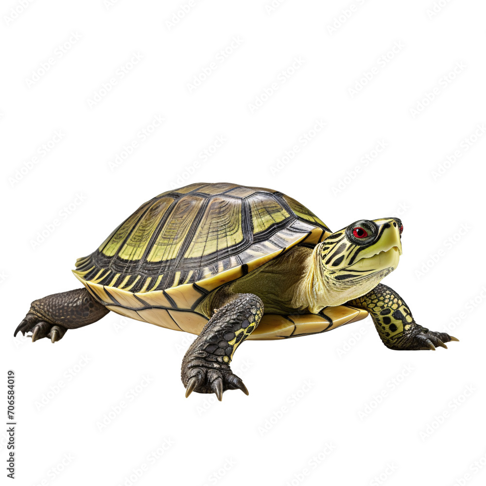 Obraz premium Turtle Isolated on Transparent Background, PNG