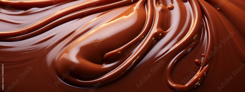 Chocolate texture. Liquid chocolate close-up.Textured dark chocolate. Chocolate texture. Liquid chocolate close-up.Textured dark chocolate.