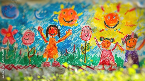 Joyful Children's Drawings