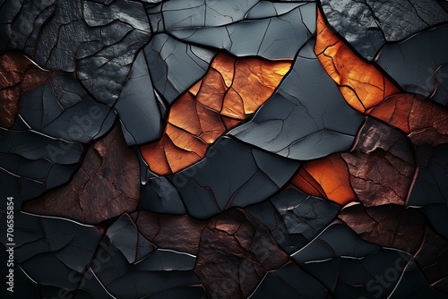 Abstract Texture of Cracked Paint