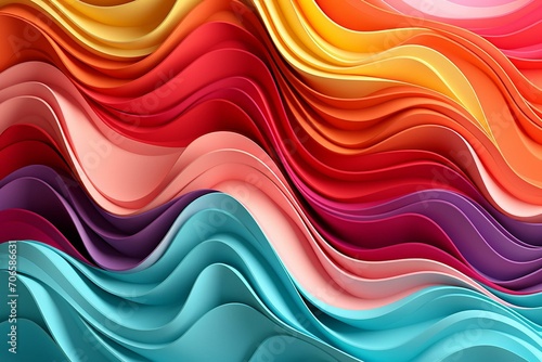 Mesmerizing Abstract Waves Background