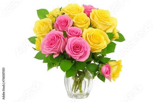 AI generated watercolor bouquet. watercolor flowers and leaves illustration for wedding, greetings, stationary, wallpapers, fashion, background. rose, blossom, olive, green leaves, Eucalyptus etc