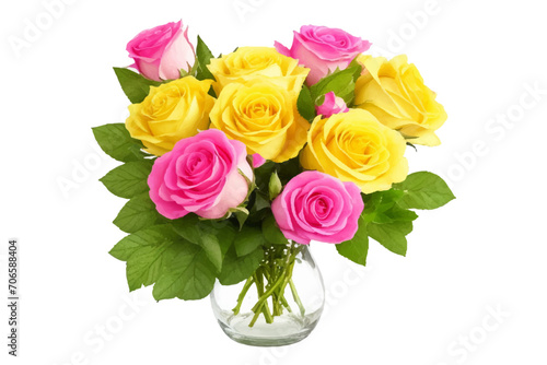 AI generated watercolor bouquet. watercolor flowers and leaves illustration for wedding, greetings, stationary, wallpapers, fashion, background. rose, blossom, olive, green leaves, Eucalyptus etc