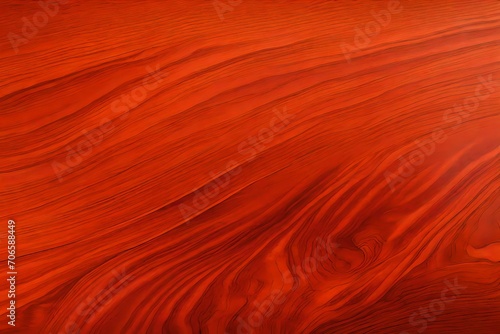 Padauk wood displaying a vibrant orange-red color with a fine grain.