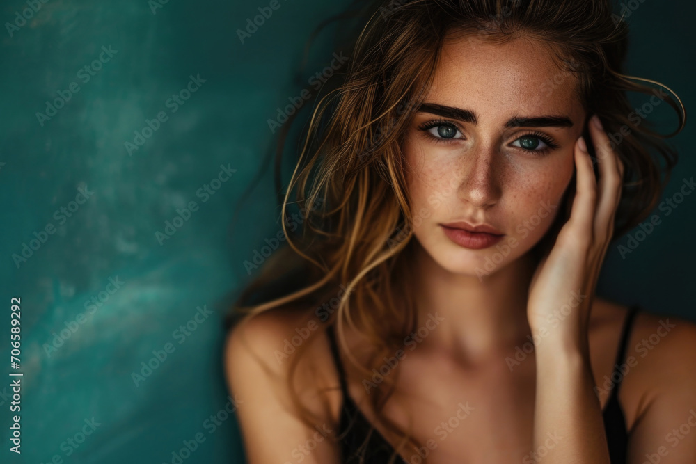 Pretty Woman Captured In Portrait Pretty Woman Captured In Portrait