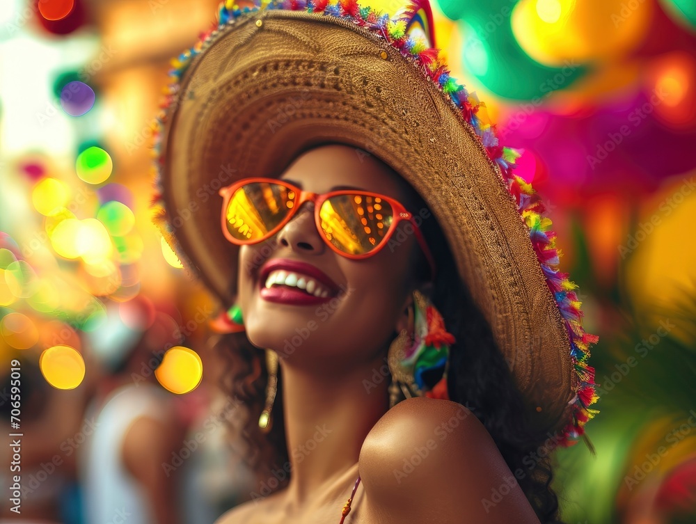 Professional half body portrait of sensual and beautiful brazilian woman during Rio carnival Professional half body portrait of sensual and beautiful brazilian woman during Rio carnival