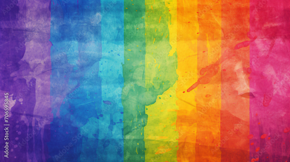 Rainbow flag grunge background commonly