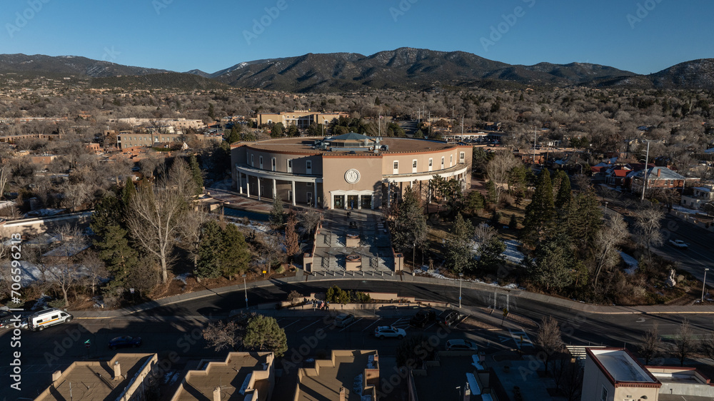 New Mexico State Capitol Aerial Drone Photo