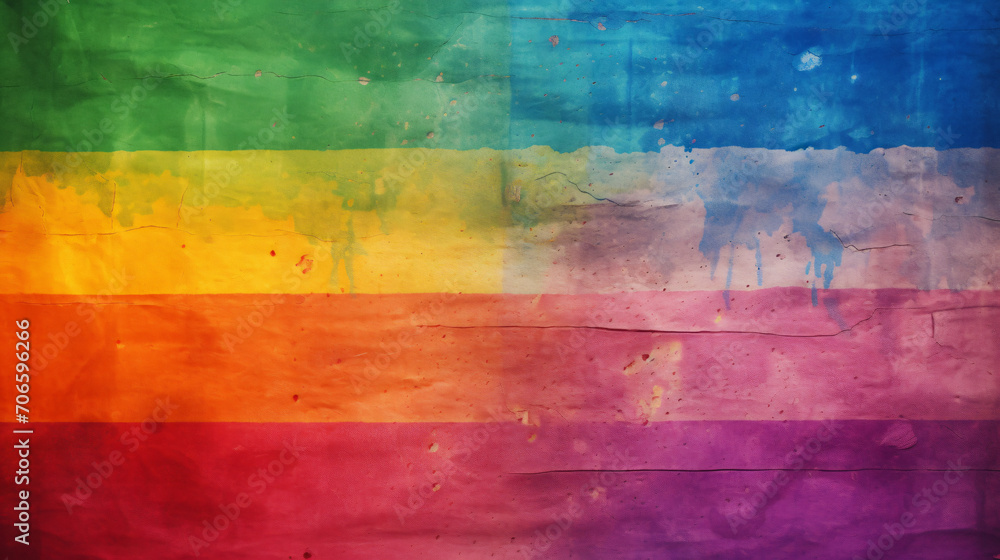 Rainbow flag grunge background commonly