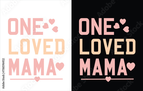Obraz na płótnie Mother love t shirt design ,To the world you are a mother but to your family you are the world, mothers day love mom t shirt design best selling funny t shirt design typography creative custom w salonie