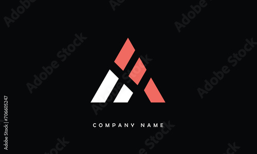 A, A Abstract Letter Logo Monogram
