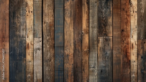Close Up of A Wooden Wall Made of Planks