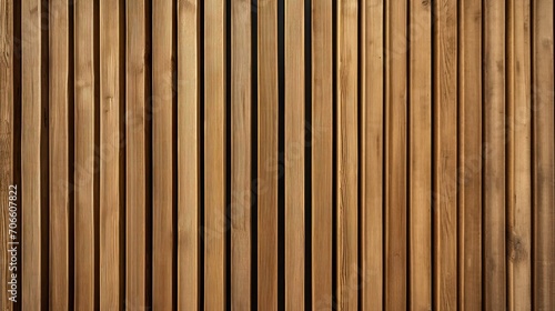 Close up of Vertical Slats on Wooden Fence