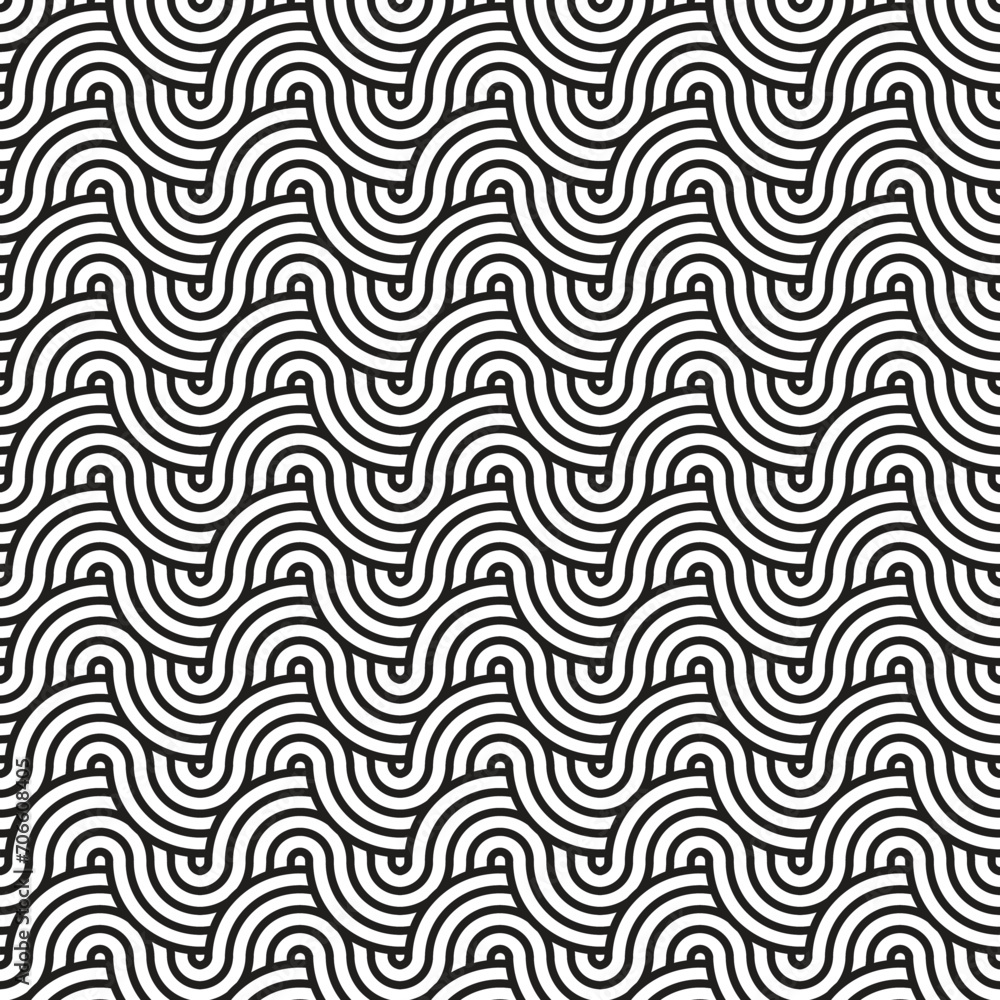 Simple vector pattern illustration , black and white