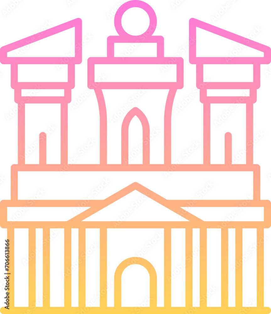 Fototapeta premium Petra icon