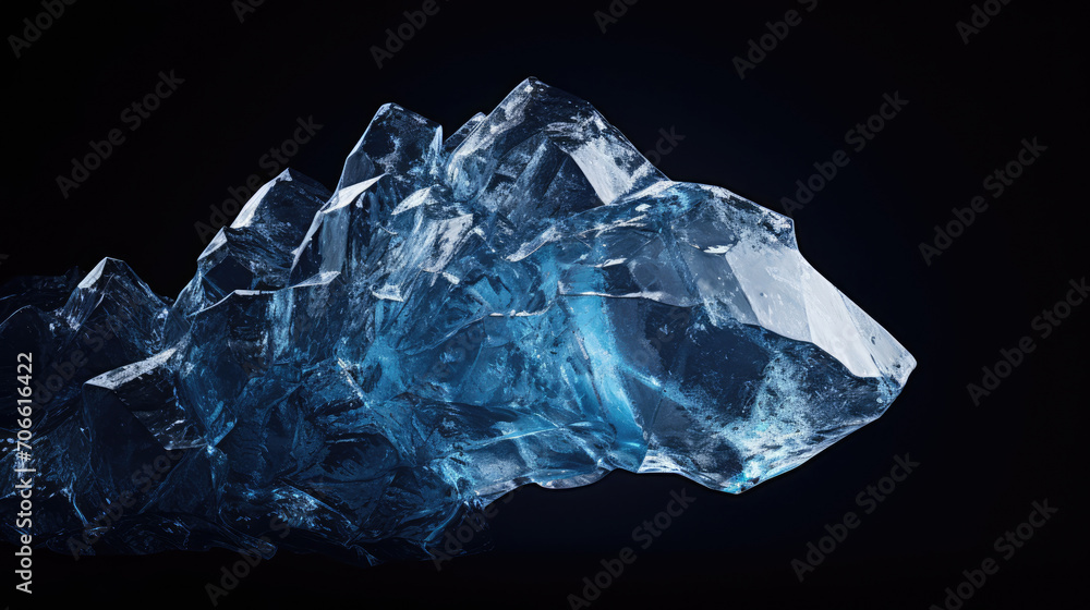 Cracked ice formation with organic textures ideal for refreshing product display Cracked ice formation with organic textures ideal for refreshing product display
