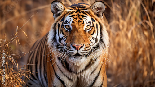 Royal Bengal tiger  AI Generative.