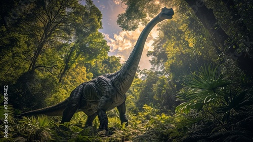 a brachiosaurus © Tom