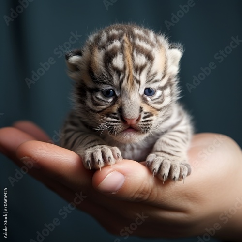 baby animal on a hand